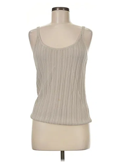Pre-owned Mm. Lafleur Sleeveless Top Gray Scoop Neck Tops