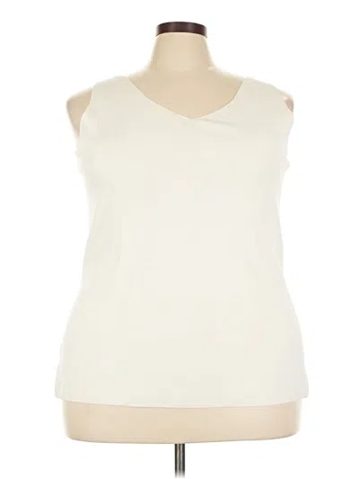 Pre-owned Mm. Lafleur Sleeveless Top Ivory Sweetheart Neckline Tops