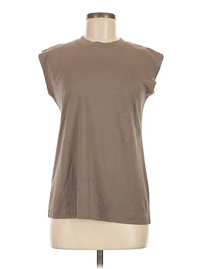 Pre-owned Mm. Lafleur Sleeveless T-shirt In Brown