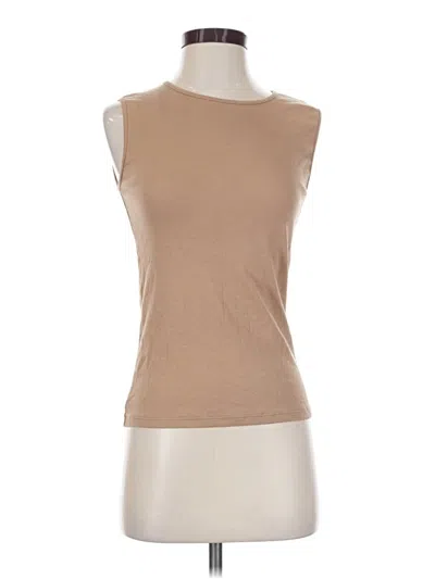 Pre-owned Mm. Lafleur Sleeveless T-shirt In Tan
