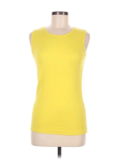 Pre-owned Mm. Lafleur Sleeveless T-shirt In Yellow