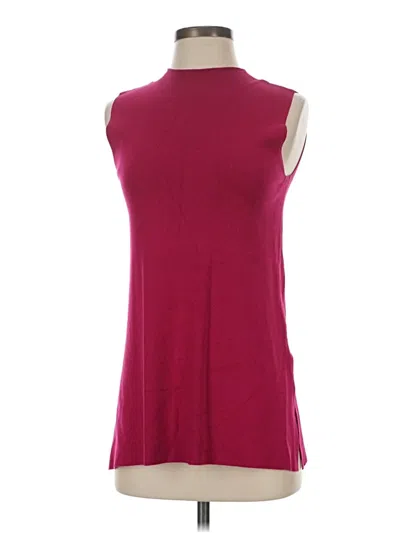 Pre-owned Mm. Lafleur Sweater Vest In Burgundy