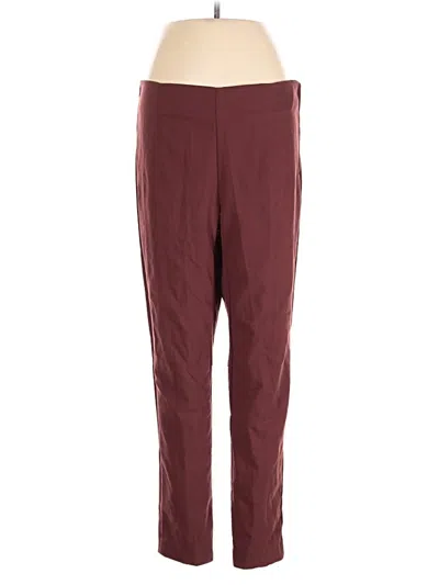 Pre-owned Mm. Lafleur Track Pants In Burgundy