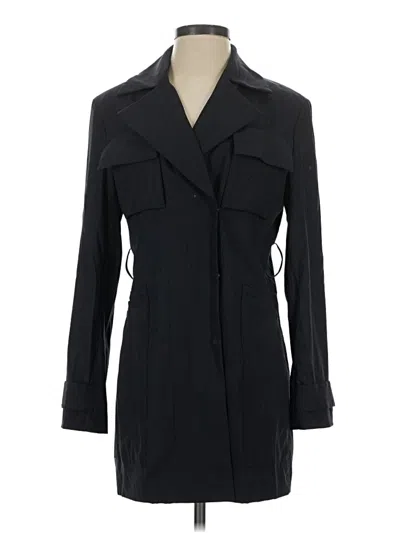 Pre-owned Mm. Lafleur Trenchcoat In Black