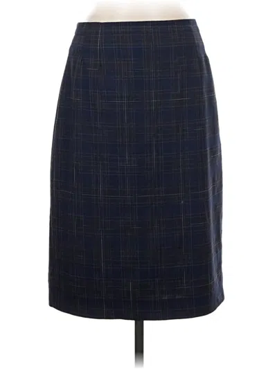 Pre-owned Mm. Lafleur Wool Skirt In Blue