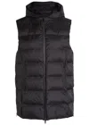 Mm Lodola Quilted Shell Gilet In Black