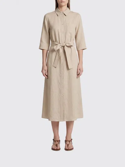 Mm Max Mara Dress  Woman Color Milk In Neutral