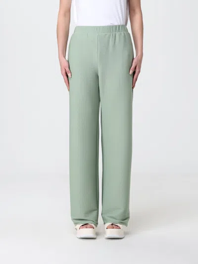 Mm Max Mara Stretch Jersey Straight Trousers In Green