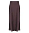 Mm Max Mara Alessio Borgogna Skirt In Brown