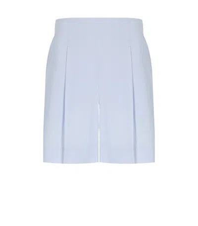 Mm Max Mara Balta Light Blue Bermuda Shorts