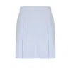 Mm Max Mara Balta Light Blue Bermuda Shorts In Blue