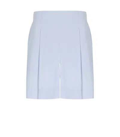 MM MAX MARA MM MAX MARA BALTA LIGHT BLUE BERMUDA SHORTS