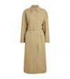Mm Max Mara Belted Alibi Raincoat In Neutral