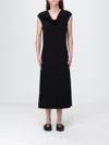 Mm Max Mara Vetusta Midi Jersey Dress In Black
