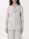 Mm Max Mara Blazer  Woman Color Grey In グレー