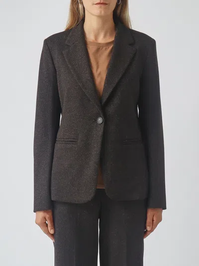 Mm Max Mara Blazer Woman Color Dark In Multi