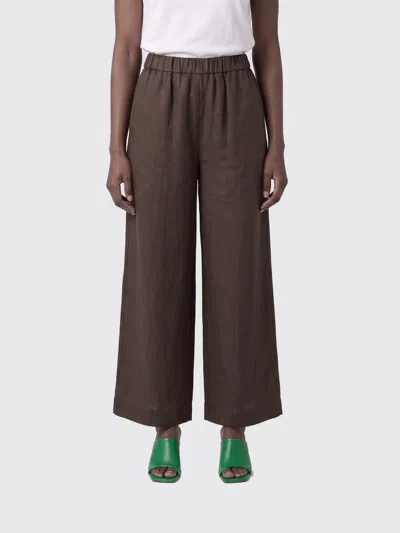 Mm Max Mara Pants  Woman Color Brown