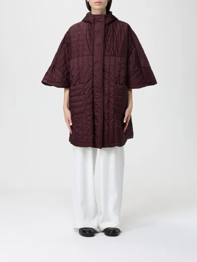 Mm Max Mara Cape  Woman Color Burgundy
