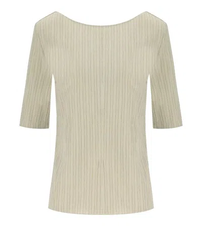 Mm Max Mara Max Mara Caraibi Beige Blouse