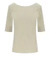 Mm Max Mara Max Mara Caraibi Beige Blouse In Beige