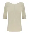 Mm Max Mara Caraibi Beige Blouse In Neutral