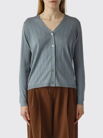 Mm Max Mara Cardigan Woman  In Gray