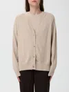 Mm Max Mara Cardigan  Woman Color Beige In Neutral