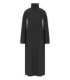 Mm Max Mara Cile Black Knitted Dress In Blue