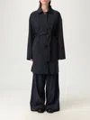 Mm Max Mara Coat  Woman Color Blue In Blue