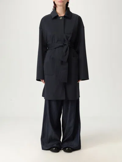 Mm Max Mara Coat  Woman Color Blue