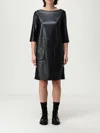 Mm Max Mara Dress  Woman Color Black In Black