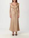 Mm Max Mara Dress  Woman Color Brown