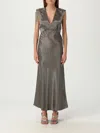 Mm Max Mara Dress  Woman Color Military In Gray