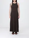 Mm Max Mara Dress Woman In Brown
