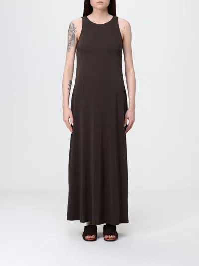 Mm Max Mara Dress Woman In Brown