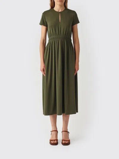 Mm Max Mara Dress Woman In Green