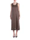 Mm Max Mara Dresses In Verde Scuro Verde