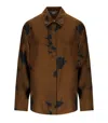 Mm Max Mara Eraclea Bronze Shirt In Brown