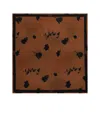 Mm Max Mara Faust Brown Foulard In Brown