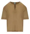 Mm Max Mara Max Mara Fidato Camel Blouse In Brown