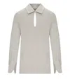 Mm Max Mara Gestro Sand Polo Blouse In Multi
