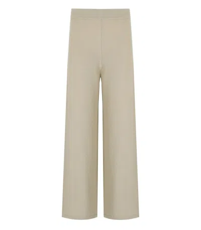 MM MAX MARA HAMBURG BEIGE KNITTED PANTS