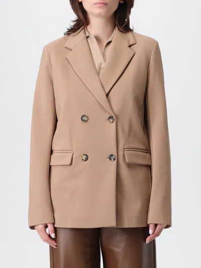 Mm Max Mara Jacket  Woman Color Camel In Brown