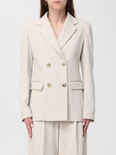 Mm Max Mara Jacket Woman  In White