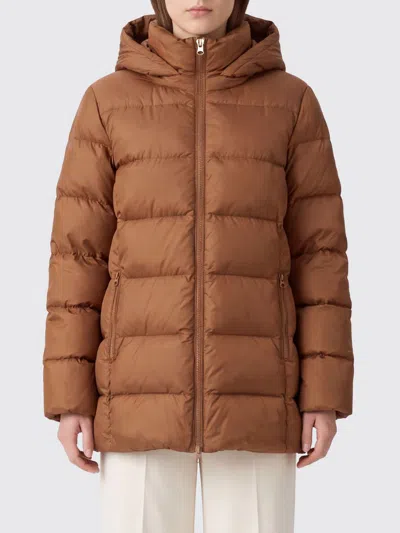 Mm Max Mara Jacket Woman Color Biscuit In Brown