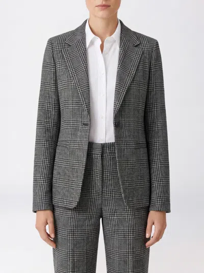 Mm Max Mara Jacket Woman Color Grey In Gray