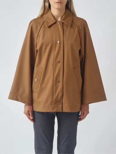 Mm Max Mara Jacket Woman Color Hazel In Brown