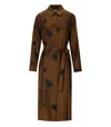 Mm Max Mara Jadi Bronze Shirt Dress In Brown