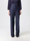 Mm Max Mara Jeans  Woman Color Navy In Blue