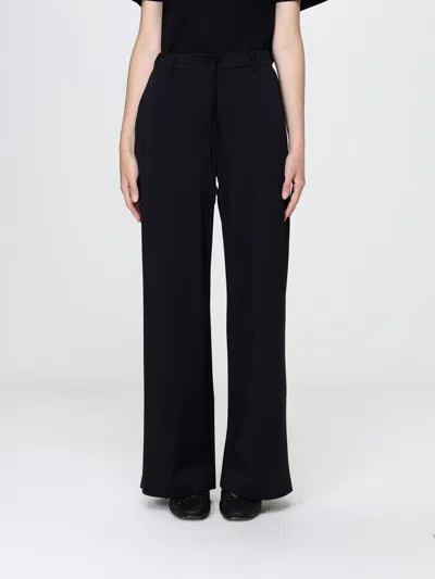 Mm Max Mara Lagoraio Stretch Jersey Trousers In Black